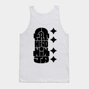 Fathead Ninja Skateboard BK Tank Top